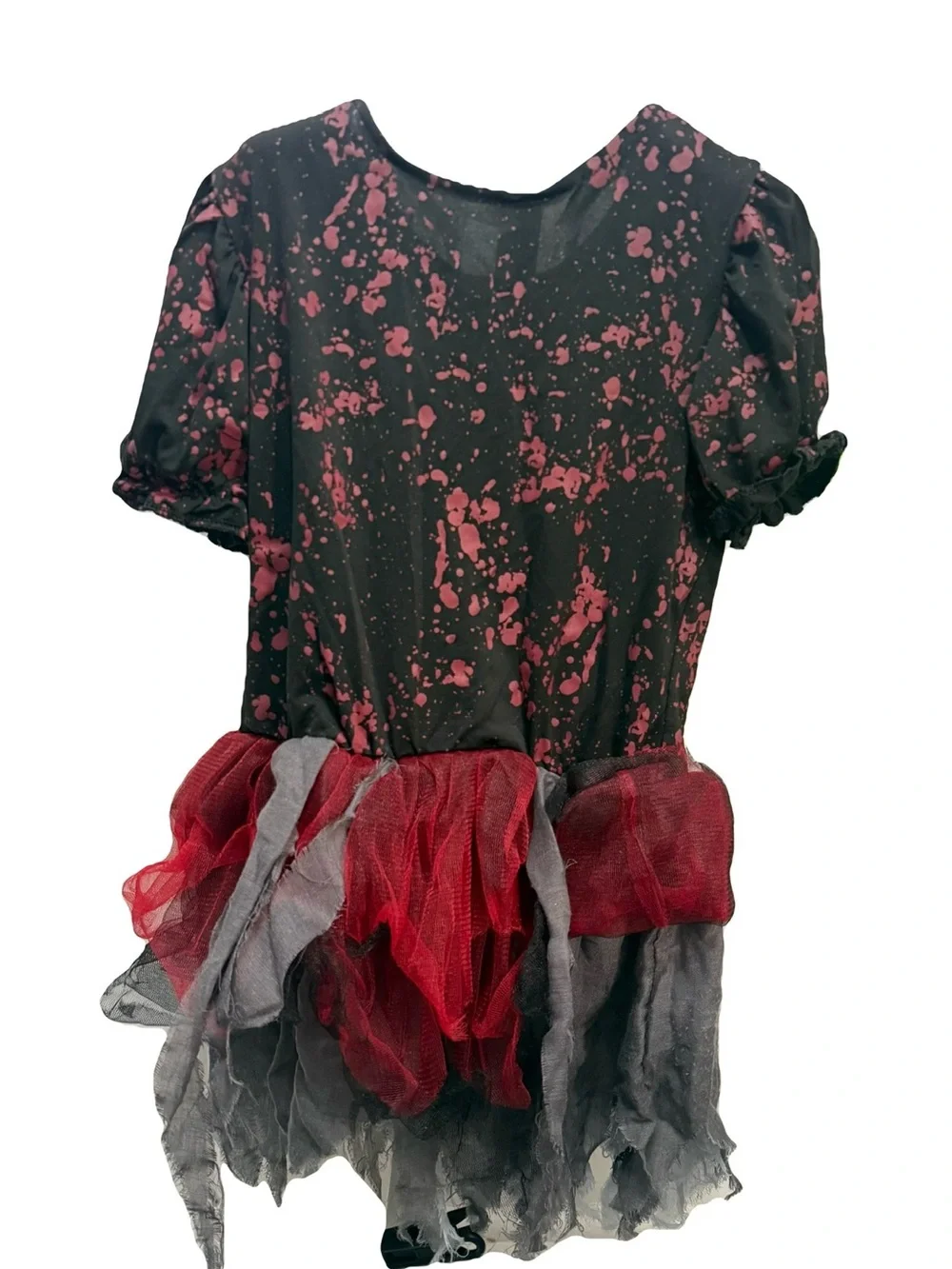 Killer Clown Costume for Kids 8-10 with Bleeding Machete Included